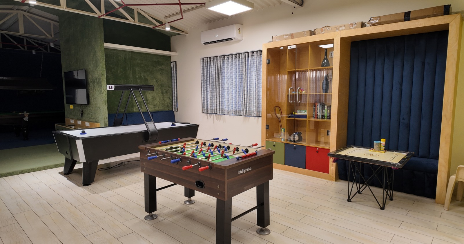Indoor games area at Marbella Farms and Resort