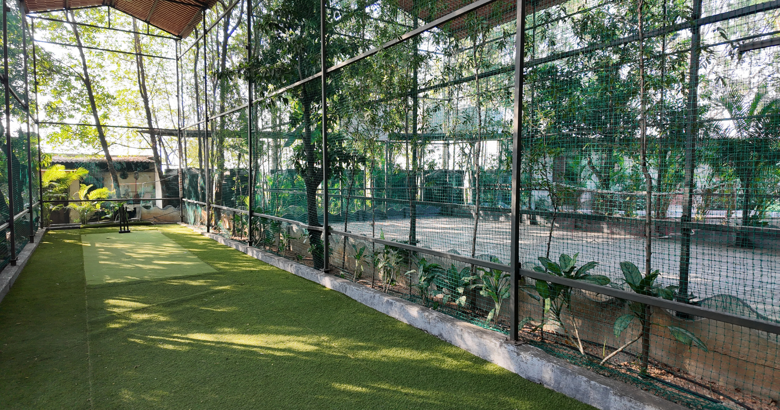 Open green area for sports