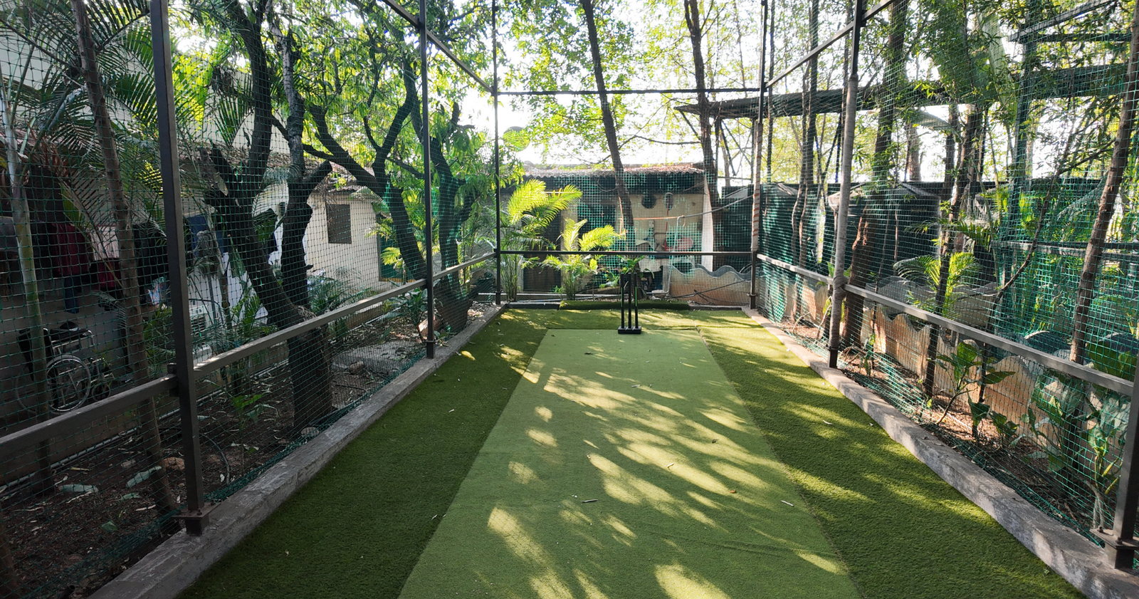 Open green area for sports