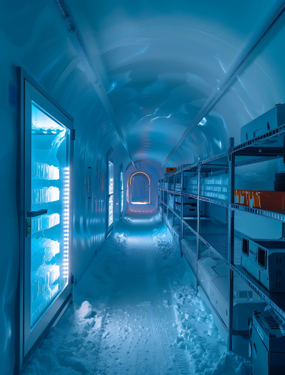 Industrial refrigeration unit